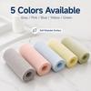 2PCS Washable Toilet Seat Cover Pad Static Adhesive Polyester Toilet Seat Sticker Soft Reusable Bathroom Closestool Warmer Mat