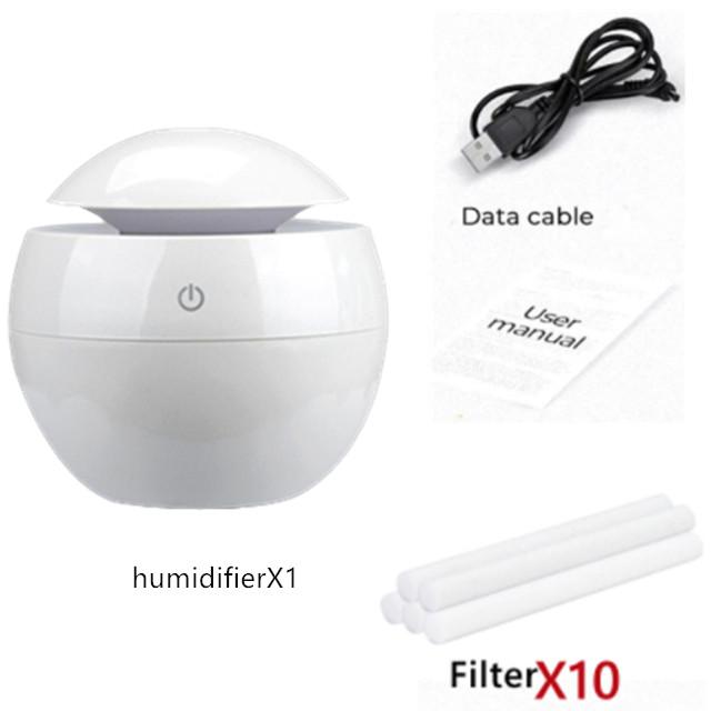 130ml Mini Portable Ultrasonic Air Humidifer Aroma Essential Oil Diffuser Usb Mist Maker Humidifiers For Home Table Mist Maker