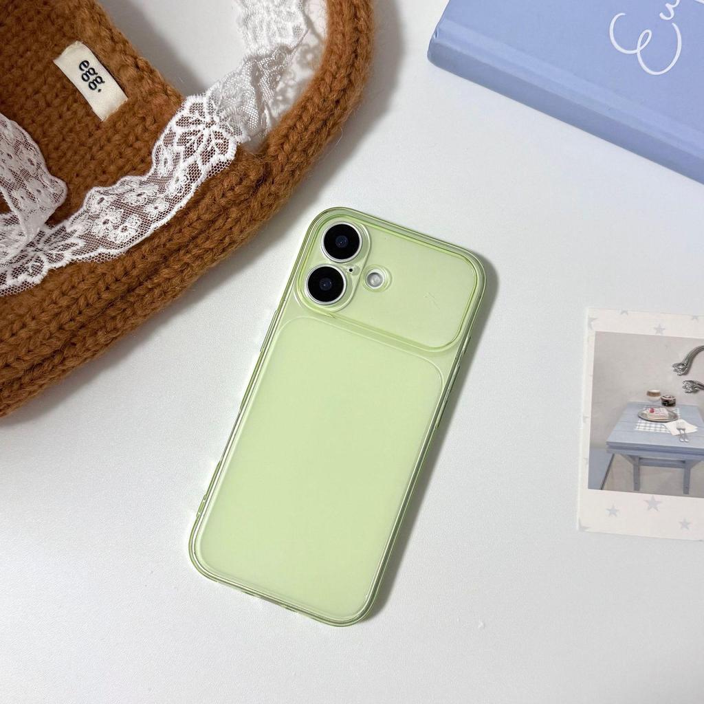 iPhone 13-17 Pro Max Frosted Semi-Transparent Soft Case for Couples