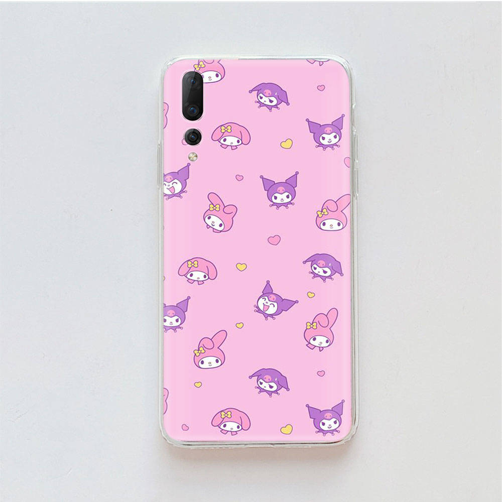 Transparent Case for Samsung A04 A14 A23 M33 M53 Realme 10 9 C35 C55 VIVO X80 Infinix Hot 30 Note 11 Tecno Spark 8P Pro L-4 Lovely My Melody