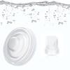 Válvulas/Membrana de Silicona de Grado Alimenticio Fácil Instalación Accesorios para Extractor de Leche Parte de Repuesto a Prueba de Fugas