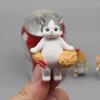 5pcs Tempura Anime Cute Cat Doll Set Figures COS Fried Shrimp Cat Figure Kawaii Toys PVC Model Ornamen Birthday Gifts