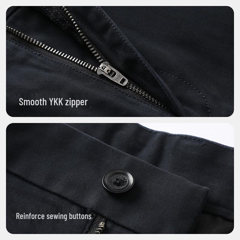 Langdeng Herren Baumwolle Business Casual Hose