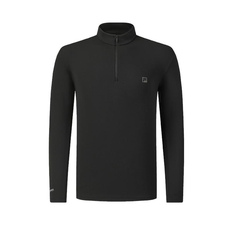 Fila Explore Optima Functional Simple Sports Outdoor Comfortable Breathable Long Sleeve T-Shirt Men Tops A11M617217FBK