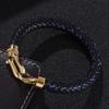 European and American Creative Personalized Woven Leather Men's Bracelet Trendy Leather Bracelet Bracelet