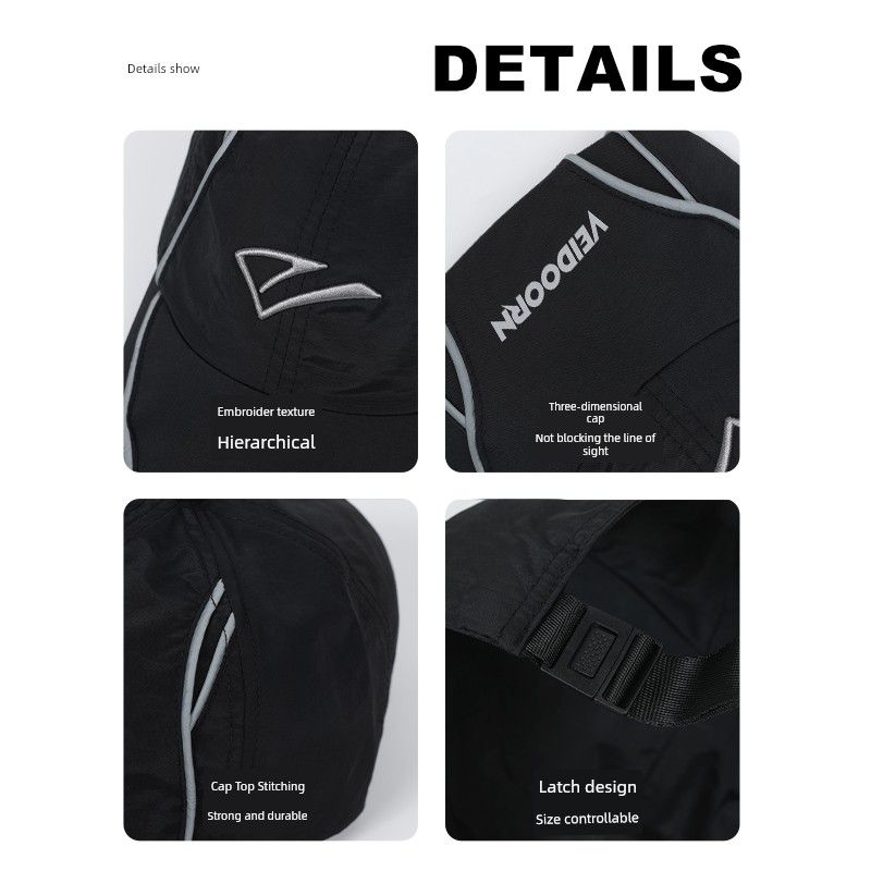 VEIDOORN Coronation Series Sports Cap Summer New Arrival Men's and Women's Casual Baseball Cap Outdoor Couple Sun-Proof Peaked Cap