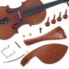 12Pcs 4/4 Violin Fiddle Tuning Pegs Endpin Tailpiece Fittings Luthier Tools Set
