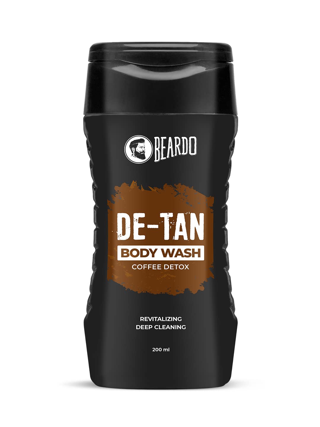 Beardo De-Tan Body Wash for Men, 200ml | Tan Removal and Caffeine Body Wash | Detan With Coffee & Aloe Extracts | For Body & Face | Refreshing Fragran