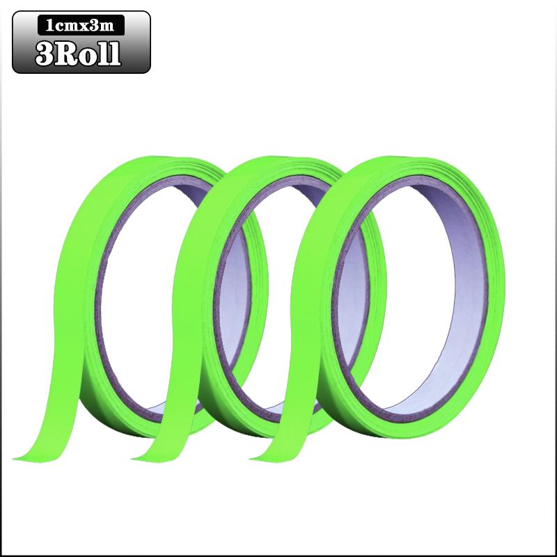 Glow in The Dark Tape Halloween Outdoor Decorations Fire Warning Tape for Stairs Stage Green Crash Proof Glow-in-the-Dark Tape