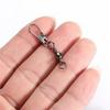 Fishing Hook Fishing Connector with Interlock Snap Ball Barrel Swivel Pin Link Solid Rings
