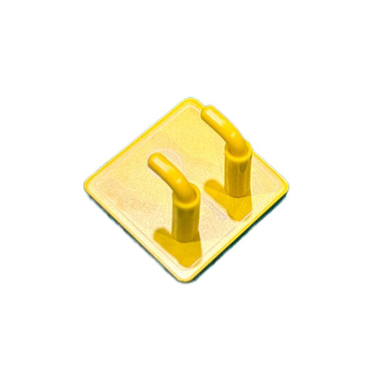 Настенный крючок-держатель для ракеток, держатель для теннисных ракеток, держатель для бадминтонных ракеток, крючок-держатель для дисплея, настенный крючок из нержавеющей стали, хранение жёлтый