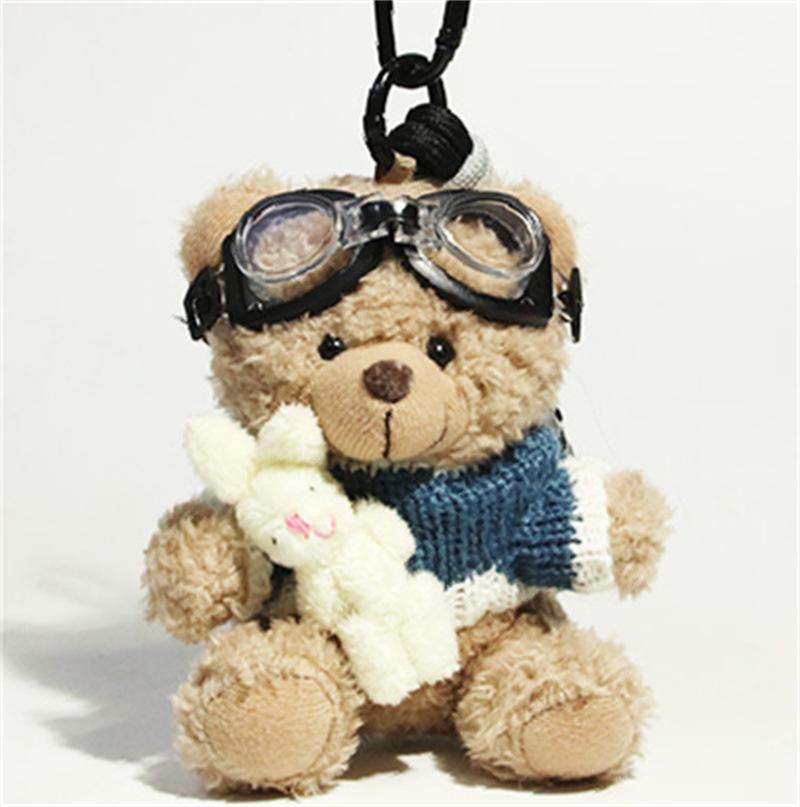 Panda Plysj Nøkkelring & Veskeanheng - Søtt Tegneserie Tilbehør