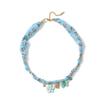Love Heart Beach Ocean Series Necklace Flower Dopamine Necklace Vintage Cloth Chain Necklace  Male