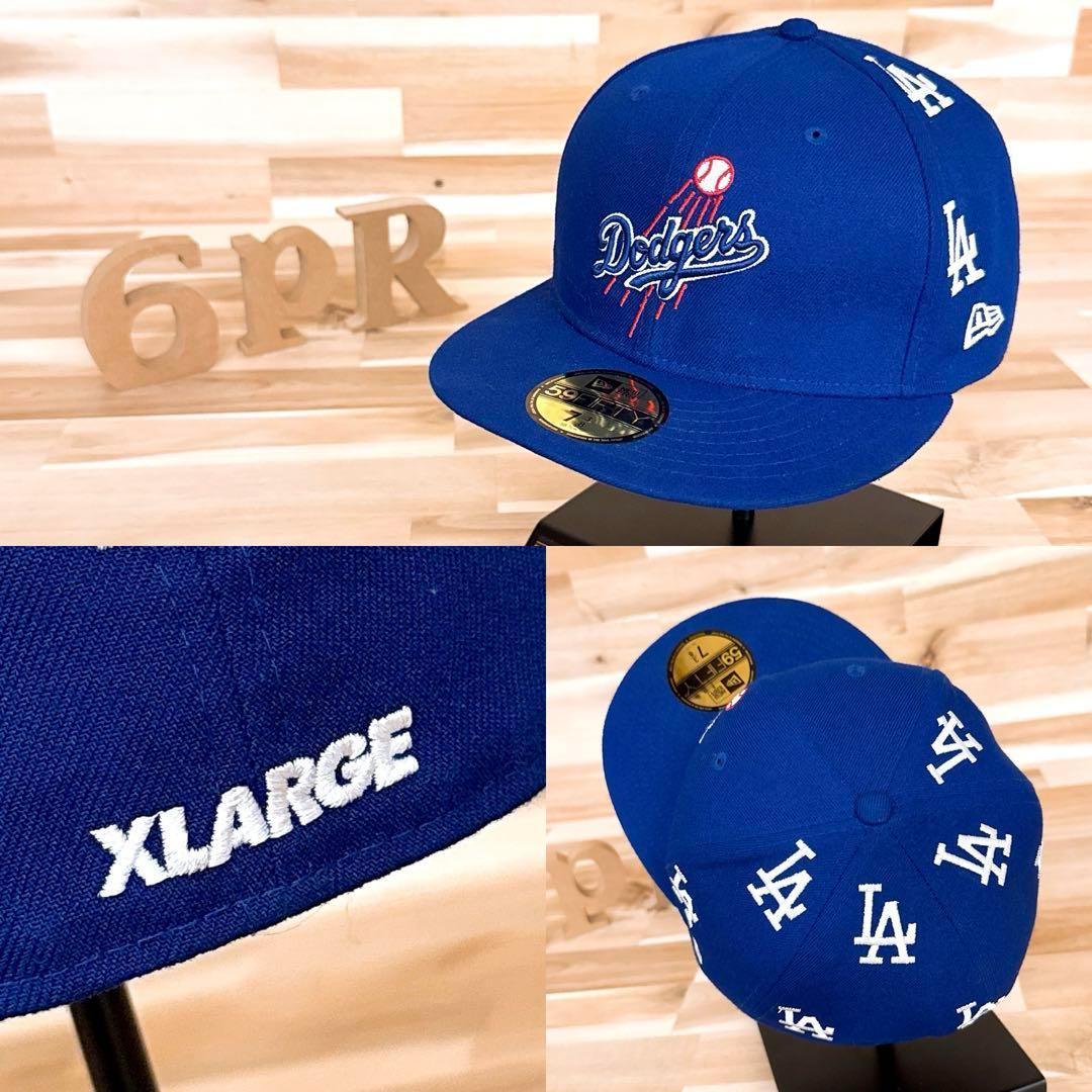 

[USED] Rare New Era x Extra Large x Dodgers Triple Limited Edition Collaboration Cap in Blue
