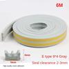 D/E/I/P Type Door Seal Strip Foam Seal Stopper New Weatherstrip  Window