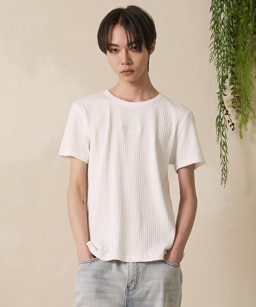 FDR Sulfar Washing Rib Muscle Short Sleeve Black