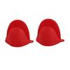 2Pcs Oven Gloves Silicone Heat Resistant Cooking Pinch Mitts Potholder For Kitchen Cooking & Baking