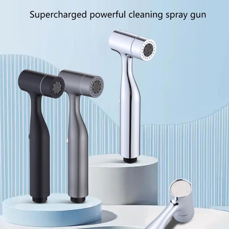 Ergonomischer Toilettenaufsatz Einfach zu bedienender Handheld-Toilettenreiniger Waschanlage für Frauen Mehrzweck-Verchromung