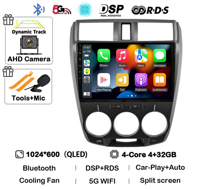 

Android 14 Car Radio For Honda City 2008 2009 2010 2011 2012 2013 2014 Multimedia Vdeo Player Navigation GPS 2din DVD Stereo DSP