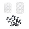 Diy Crystal Epoxy Mold 6 Grids Ball Earrings Bracelet Mirror Resin Mold Beads Silicone Mold for Diy Pendants Making