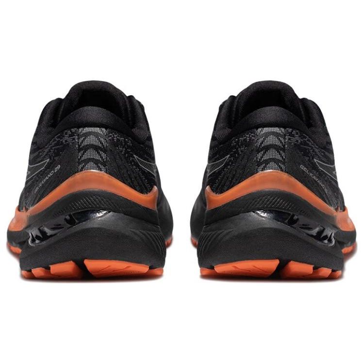 Asics Gel-Kayano 29 Tecido Confortável Durável Respirável Absorção de Choque Cano Baixo Sapatilhas de Corrida de Maratona Masculino tênis Preto 1011B721-001
