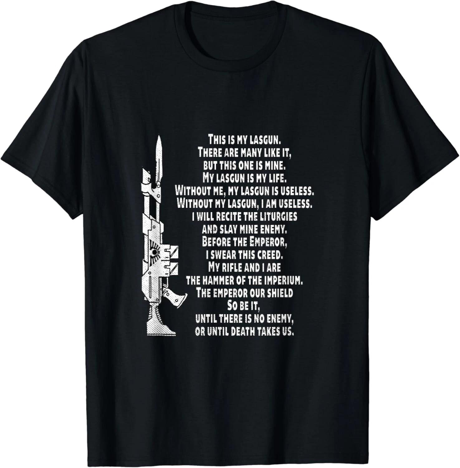 

My Lasgun Miniature Wargamer T-Shirt Wargaming Gift Unisex T-Shirt S