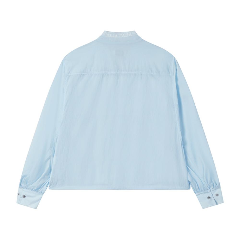 FILA Emerald Fashion Trendy Casual Versatile Lightweight Comfortable Stand Collar Cardigan Thin Woven Jacket Women outerwear F11W534707FBU