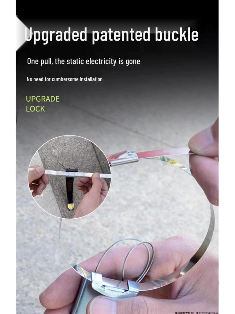 Conductive Car Grounding Strap for Sedans, SUVs & Small Vehicles