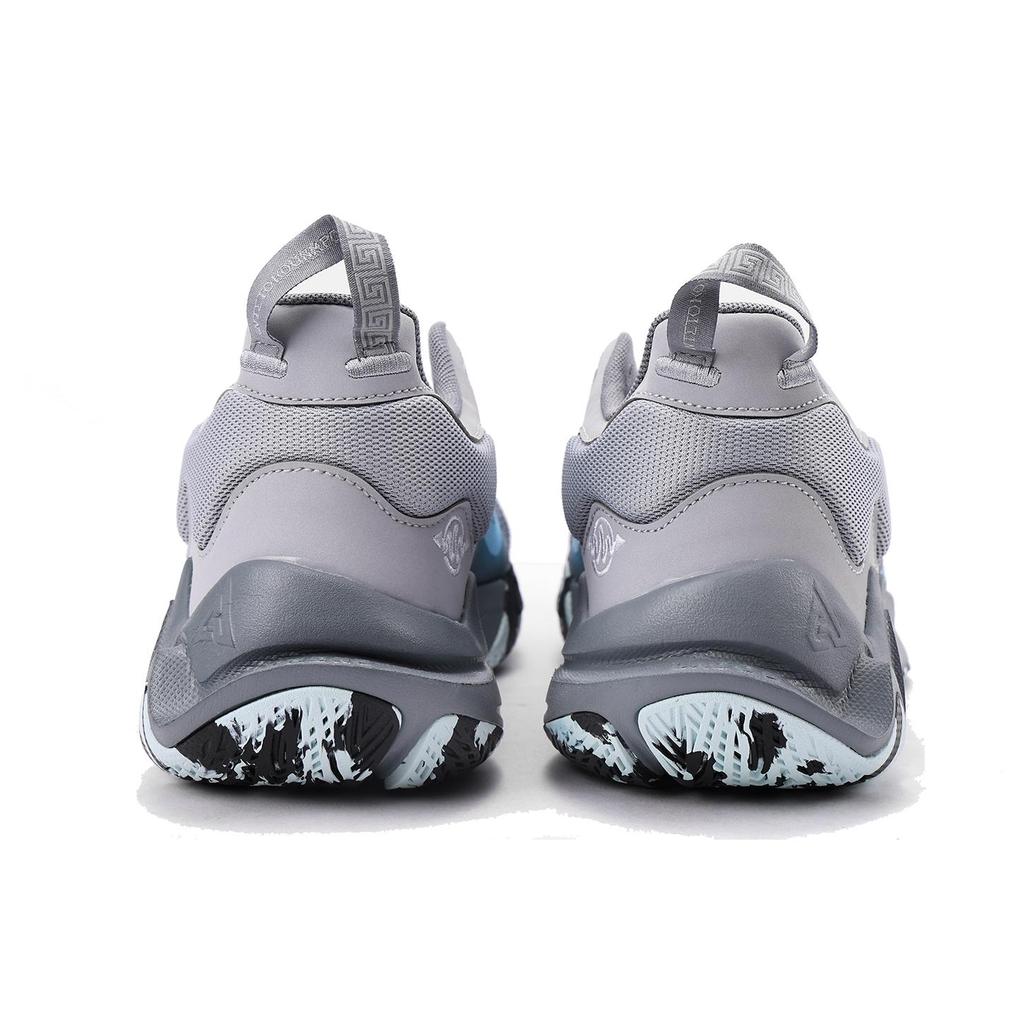 Nike Giannis Immortality 2 Coverage Slip Resistant Low top Skateboard Shoes Men's Blue Gray DM0826-004(Team59-)