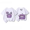 Potdemiel Summer New Pikachu Print Children's Cotton T-Shirt, Boys and Girls, Comfortable and Breathable Children's T-Shirt