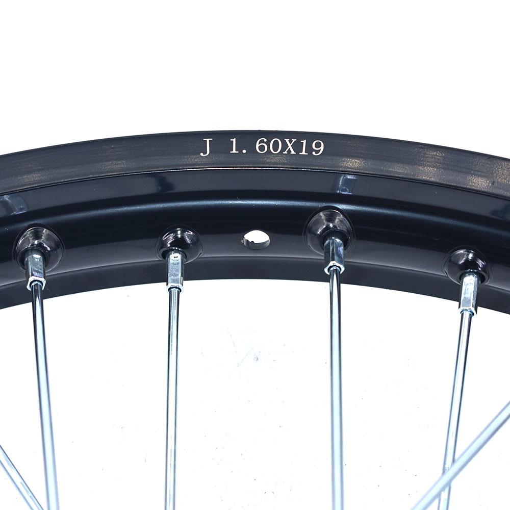 Front Rims Aluminum Alloy 1.60 X 19"inch Disc Plate Wheel Rims with Disc Brake for KLX CRF Kayo Apollo BSE Pit Bike Dit Bike