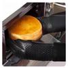 Heat-Resistant Silicone Oven Gloves - Anti-Scald, Waterproof, Flexible, Five-Finger Design for BBQ and Baking.