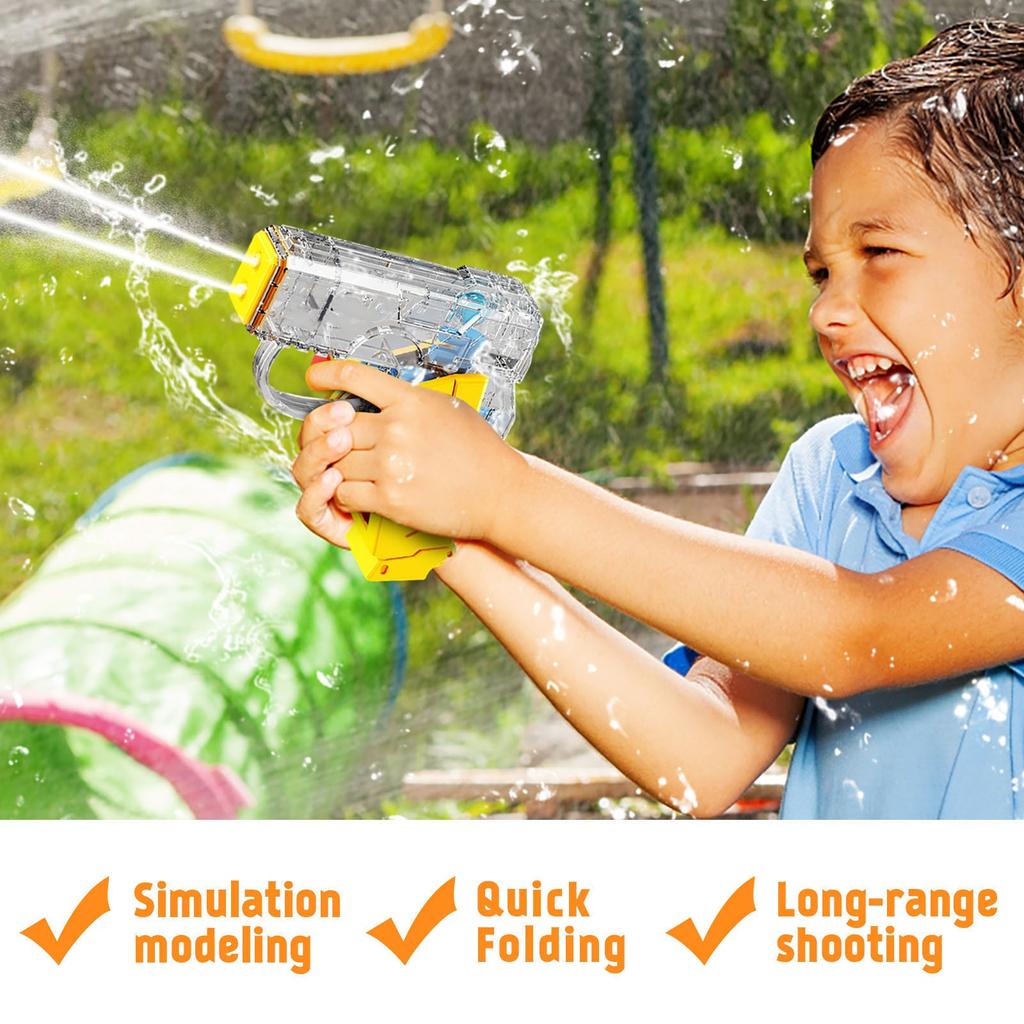 Folding Fingertip Rotating Double Hole Water Children's Toy Water Spray