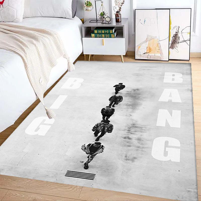 Bold Design: Big Bang Symbolism Carpet Floor Mats Living Room and Bedroom Mats Protective Pad Fashion Room