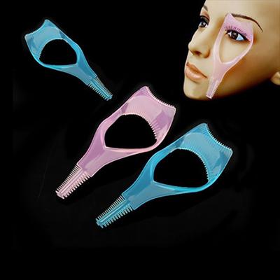 Health & Beauty 3in1 Mascara Cosmetic Tool Kit Shield Guard Eyelash Brush Curler Guide Applicator Comb Makeup Tool