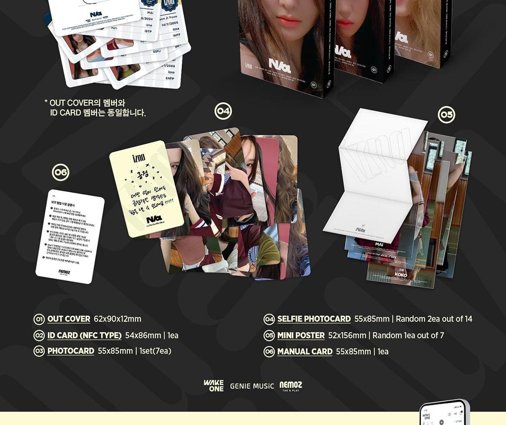 (NFC Nemo ver.) izna [N/a] 1:a Mini Album