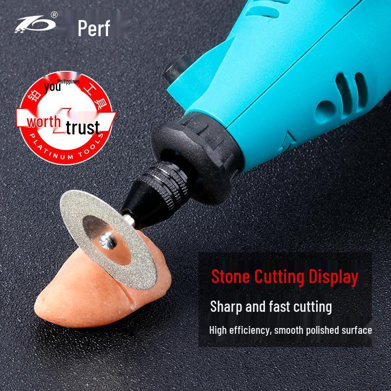 Diamond Blade for Jade, Ceramic, and Glass Cutting - Toothless Saw for Grout Cleaning and Gap Filling with Electric Grinder