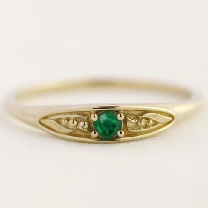 

Три кольца Jie Classic с цирконом и золотым покрытием: Простые, Креативные, Стильные Женские Украшения Size 8