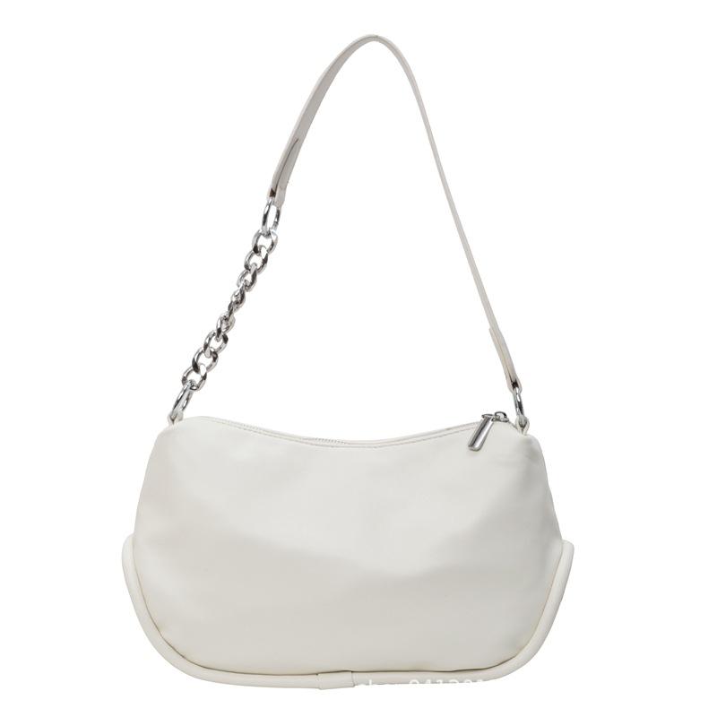 Fashion Niche Underarm Small Bag Women's 2025 New Casual Texture Messenger Bag Simple Retro Commuter Shoulder Bag