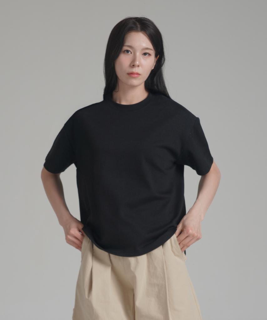 Noming [2Pack] Loose Fit Crop Easy Short Sleeve (4 Colors)