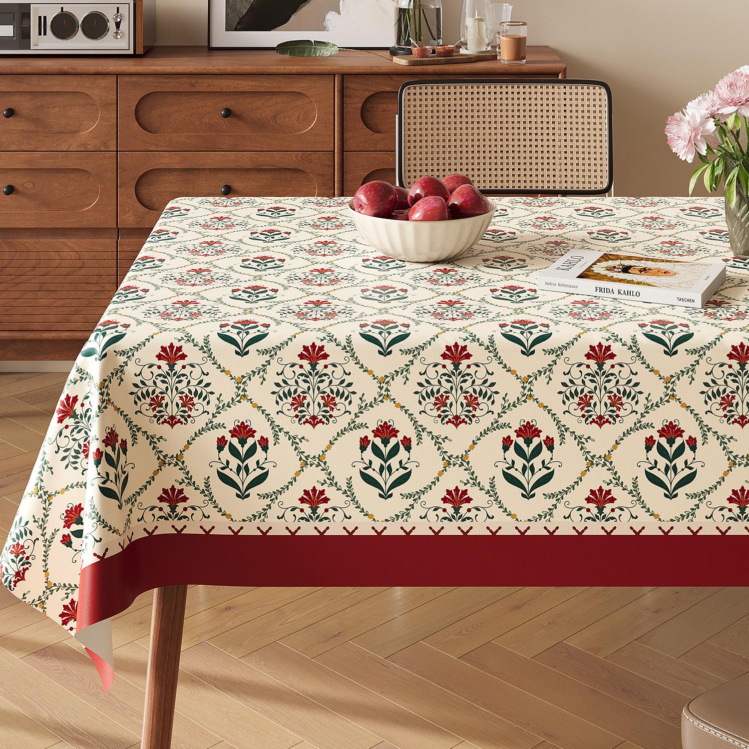 Imitation Sheepskin No Wash Tablecloth Oil Proof Rectangular Coffee Table Pad Wear Resistant Wrinkle Resistant Tablecloth That Is Not Easily Deformed 120x160cm