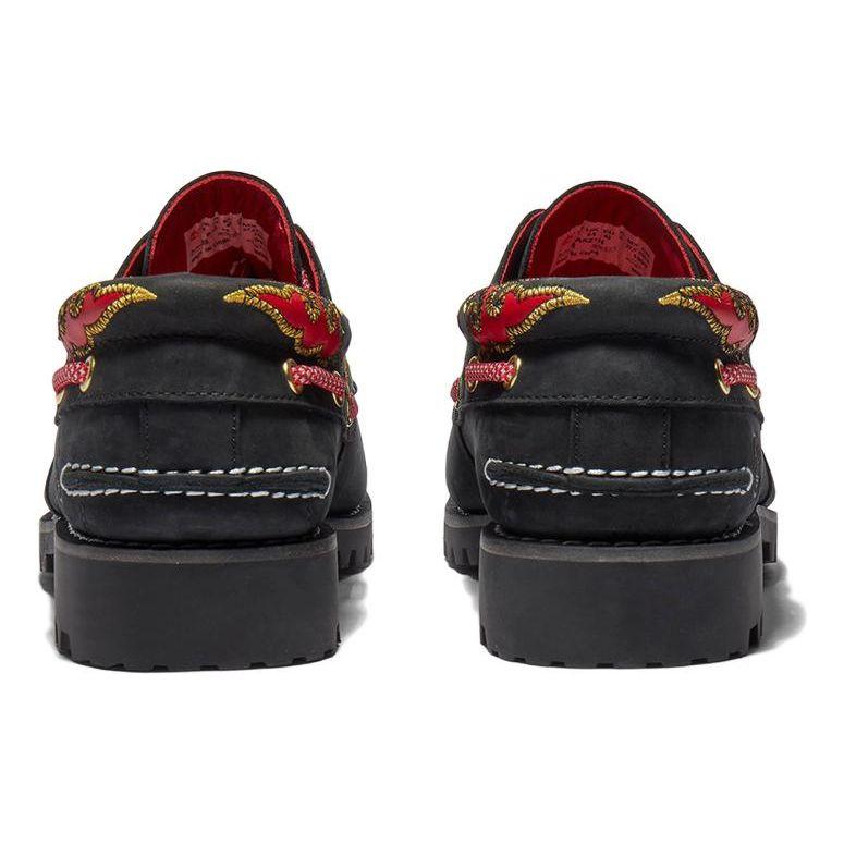 CLOT x Timberland Fabric Classic Three-Hole Casual Shoes Men Casual Shoes Black A5Z1HW