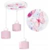 Children's Hanging Ceiling Lamp Butterflies Led Polish Lamp E27 Print Kids