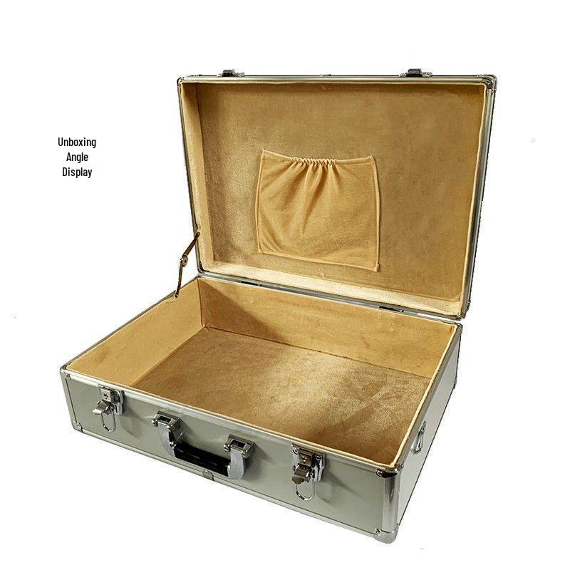 Jinghu Box: High-Grade Aluminum Alloy, Rectangular, Two/Four/Six-String Capacity