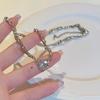 Light Luxury and High Grade Black Peach Heart Collar Chain for Spicy Girls with A Cold and Elegant Style, Exquisite and Niche Necklace