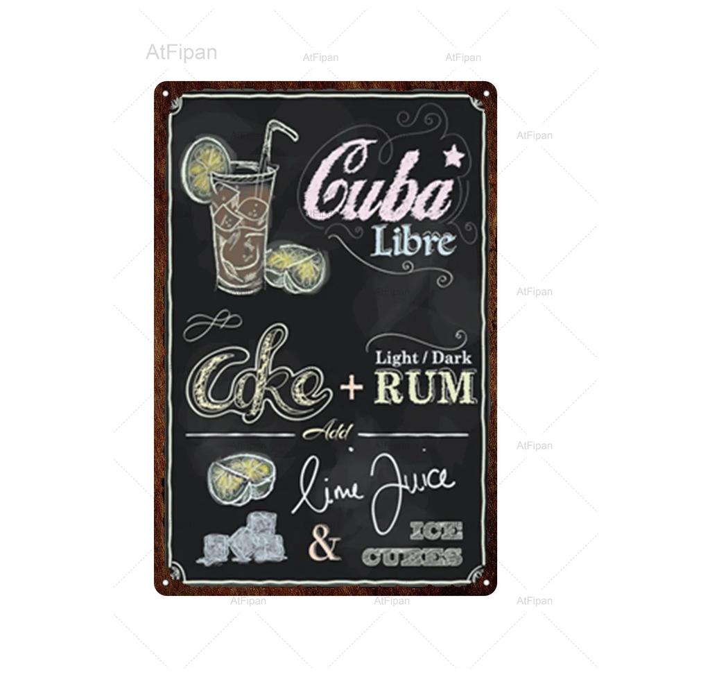 Vintage Family Life Metal Tin Sign  Retro Man Cave Rules Kitchen  Bathroom Wall Decor Home Decor Accessories