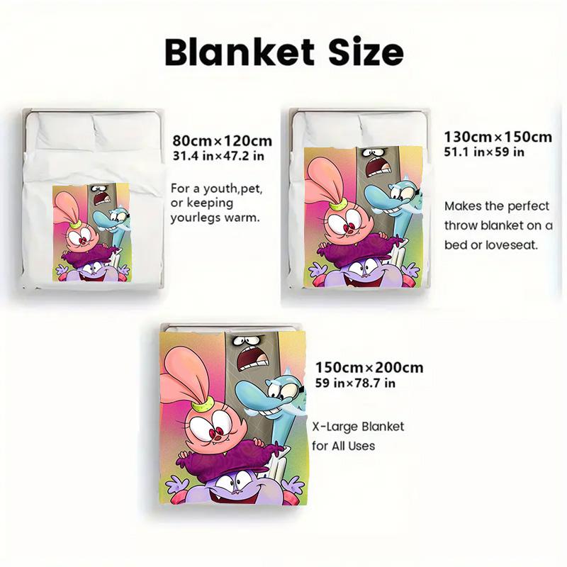 Chowder 2D Flat Pattern Flannel Blanket High Quality All Seasons Warmth and Comfort Perfect for Christmas Gifts.MMT0918035