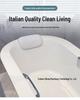 Deluxe Non-Slip Bath Pillow with Headrest and Backrest for Neck and Spine Support