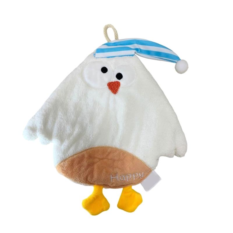 Animal Lover Essential Soft Corals fleeces Hanging Hand Towel Fast Absorbing and Easy to Cleans for Bathroom Kitchen