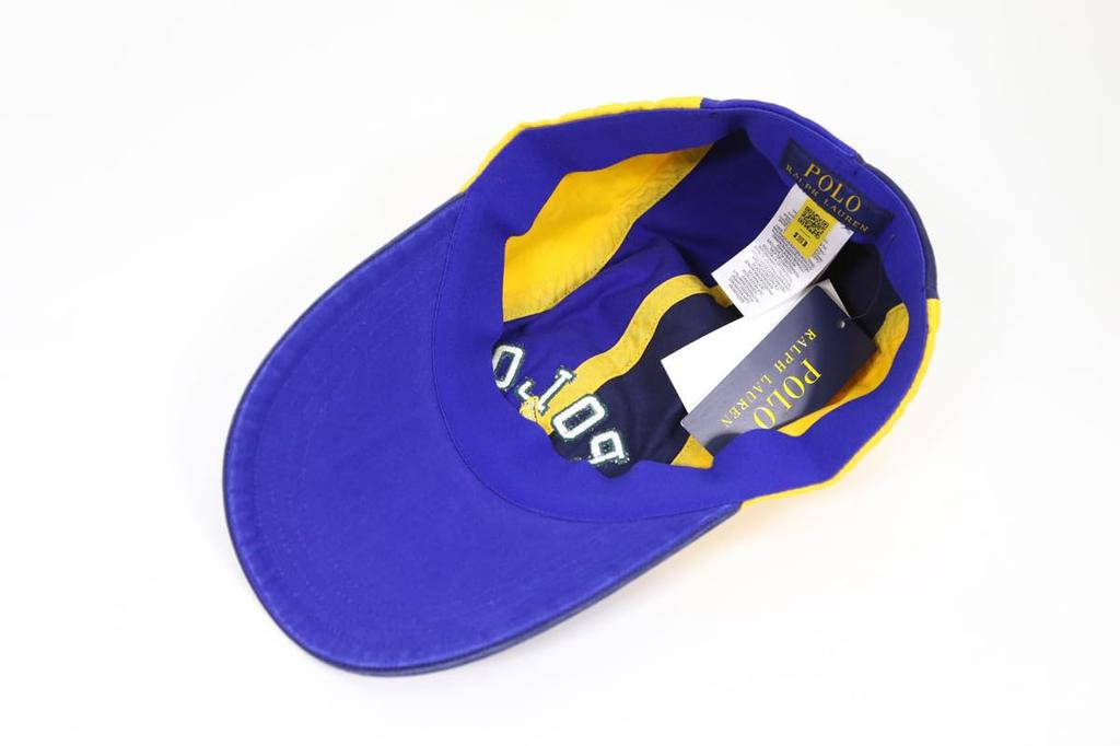 (Polo Ralph Lauren) Men's and Women's Panel Switching Wing Foot 4 Panel Cap Jet Cap Hat 01080167-LXL-MULTI [Used]
